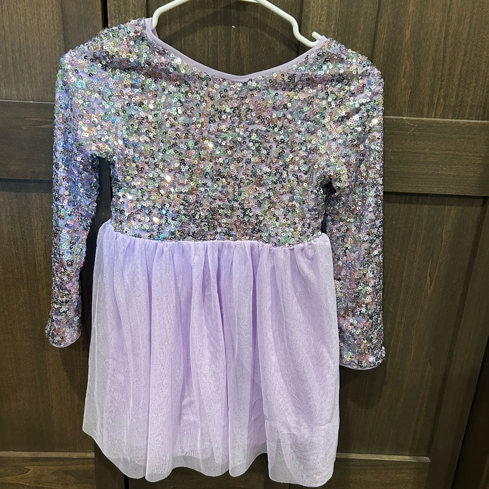 Sparkling Lavender Kids Costume Dress